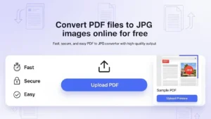 Convert PDF files to JPG images online for free. F